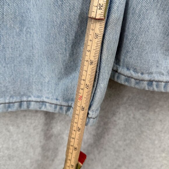 Levis Mens VTG Silvertab Baggy Jeans Size 33 Light Wash Denim Pleated Skater Y2K - Picture 13 of 13